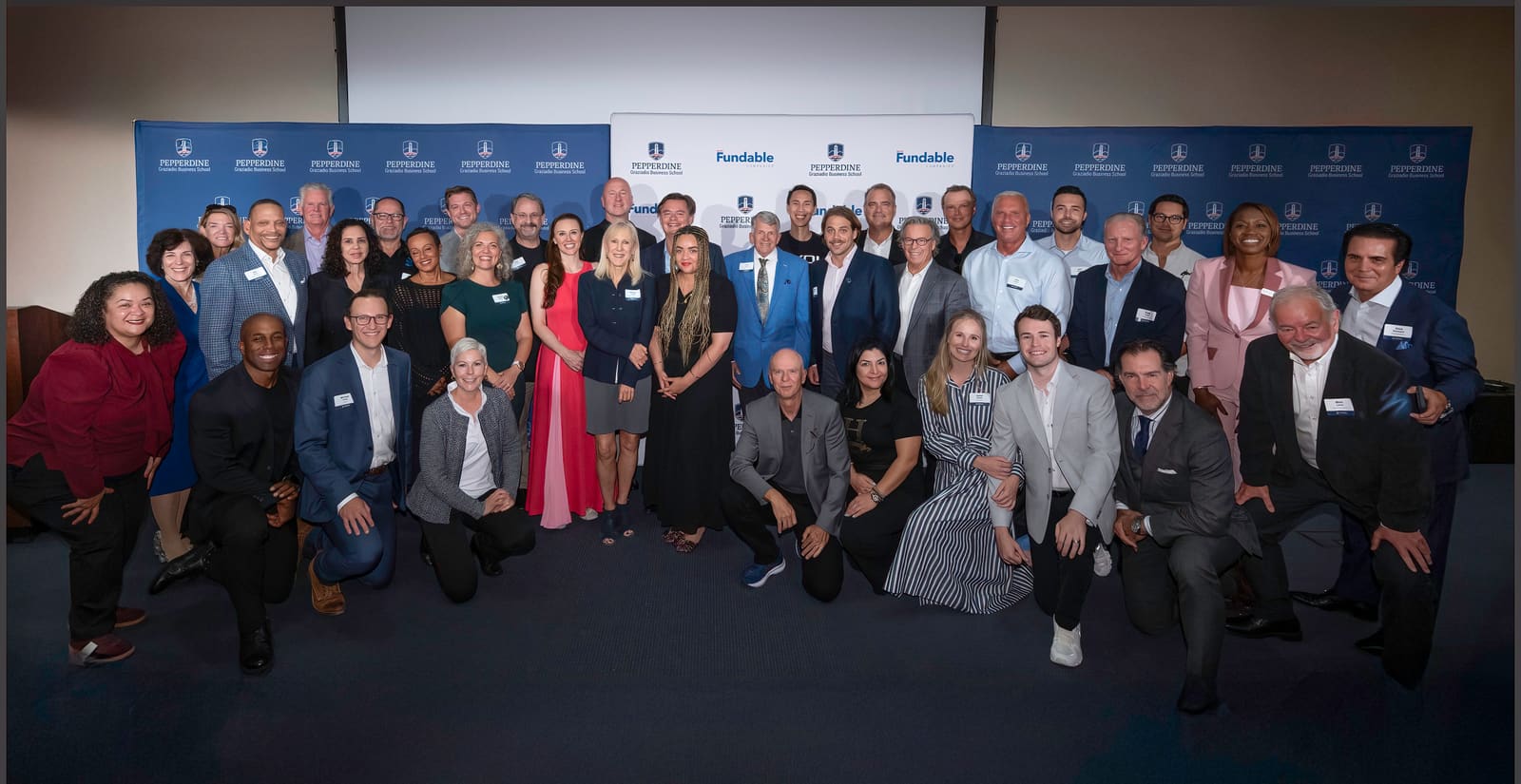 ECO2MIX CEO Waldo Moraga with 2025 Pepperdine Most Fundable Companies winners